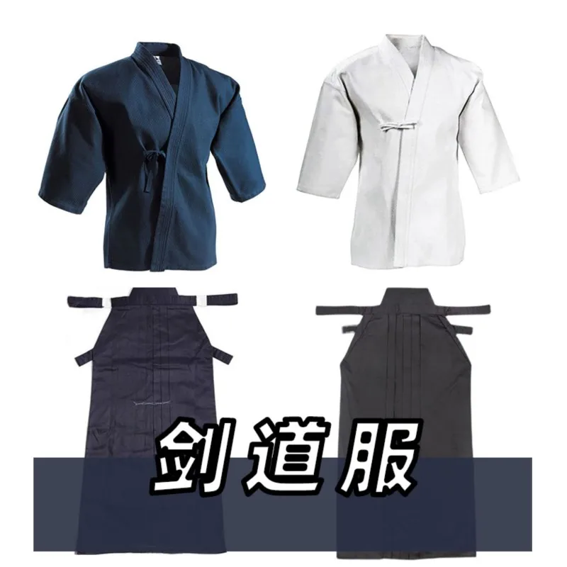 

High Quality Japanese Kendo Skirt Knedo Trousers Iaido Kimono Daily Training Clothing for Women and Men