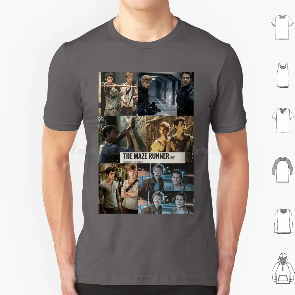 Camiseta Newt y Thomas de algodón para hombres y mujeres, estampado artesanal, The Maze Runner, Maze Runner, Mazerunner Newt Thomas Dylan Obrien