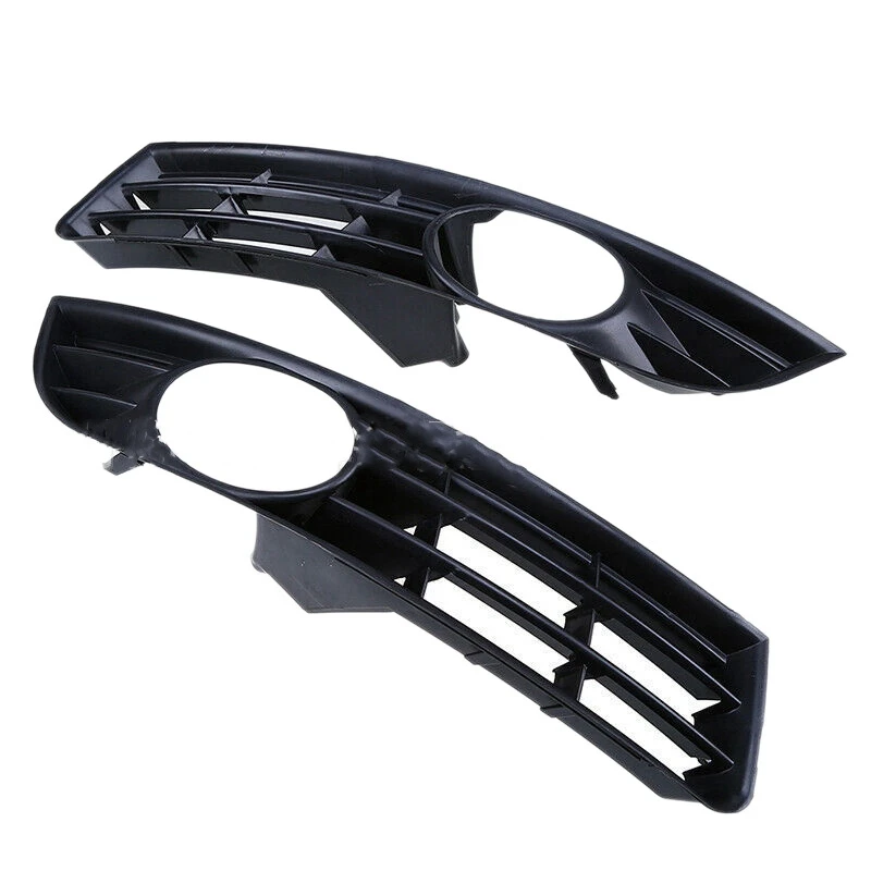 Frente do carro Grill Mesh, esquerda e direita Honeycomb Grille, Fog Light Lamp Cover para Passat B6 3C 2006-2011, Auto, 1 par