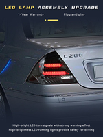 Tail Light For Benz 2000-2006 C180 C200 C230 C240 C320 Classic Design W203 Rear Lamp Upgrade DRL Taillight Dynamic Accessories