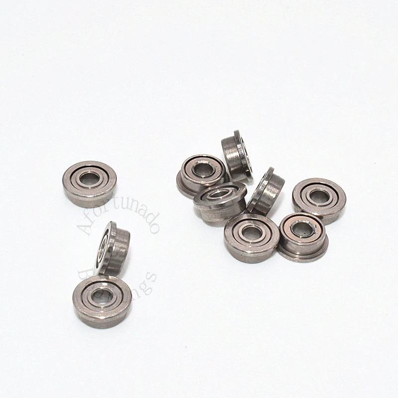 F682ZZ 10pcs 2*5(6)*2.3(mm) Chrome Steel Metal Sealed Flange Bearings