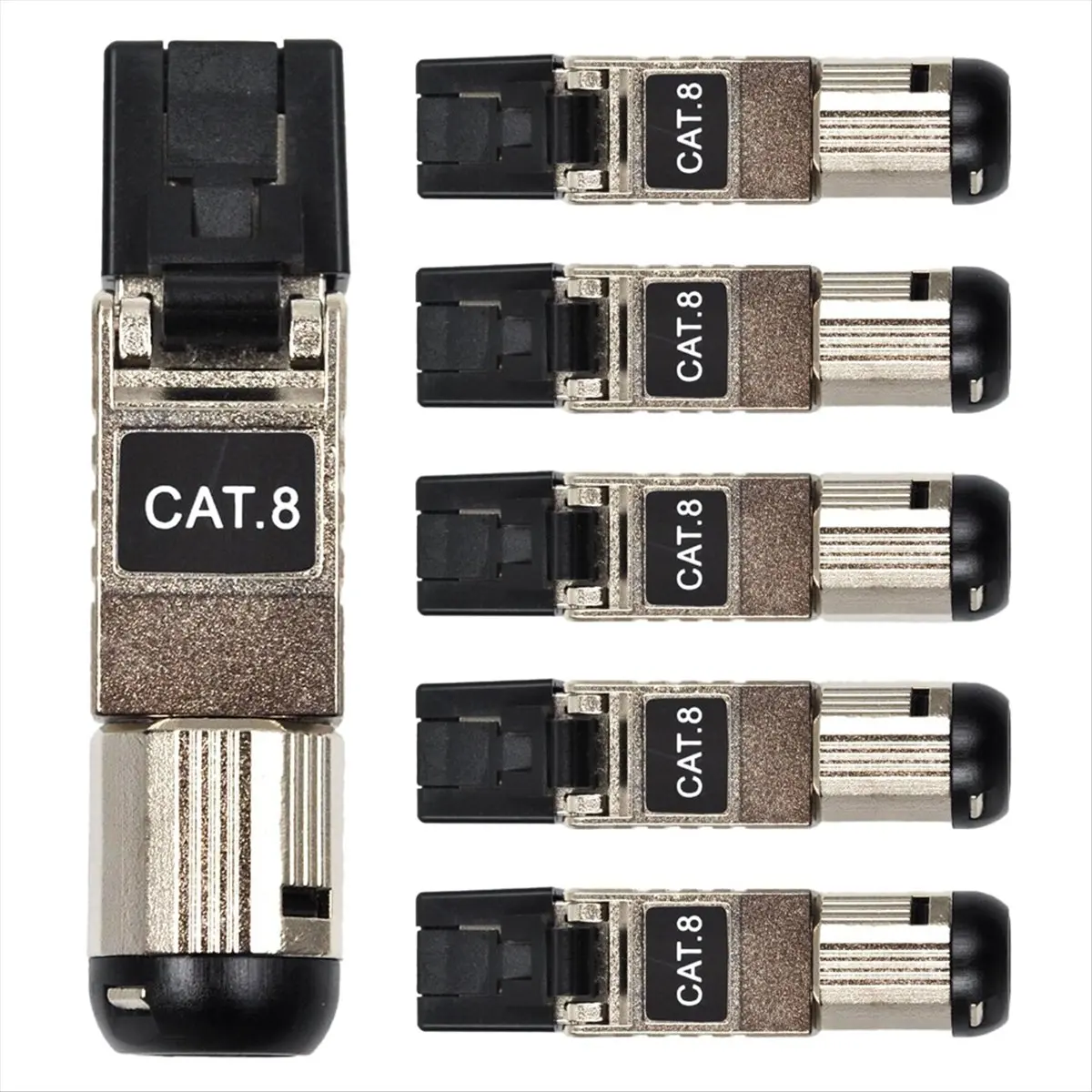 ♋♐…BUY RJ45 Connectors Tool Free Cat8, Cat8 Field Termination Plug Shielded Modular Plugs for 2000MHz 2GHz 40G, 22AWG-24AWG