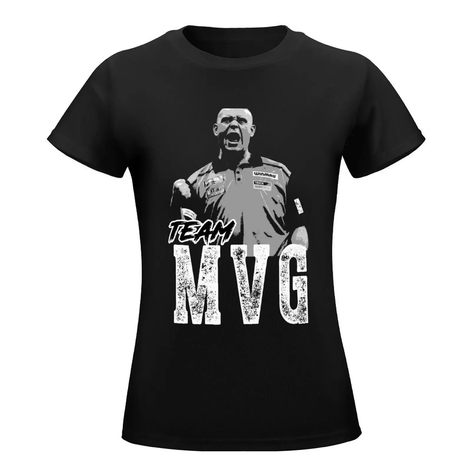 Michael Van Gerwen PDC 2022 T-Shirt plus size tops kawaii clothes vintage clothes Women's cotton t-shirt