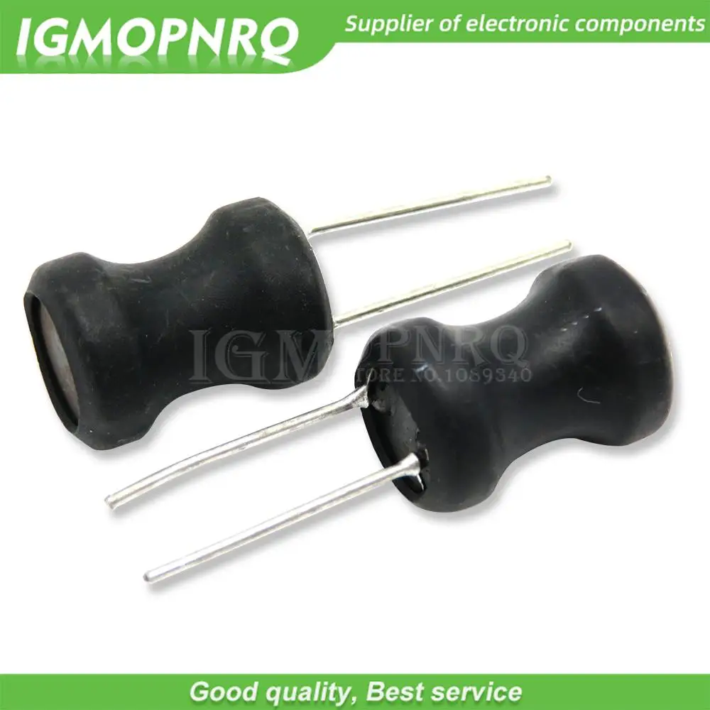 10pcs Unshielded Wirewound DIP power Inductor 0608(6*8mm) 150uH 220uH 330uH 470uH 1mH 2.2mH 3.3mH 4.7mH 10mH I-shaped inductance