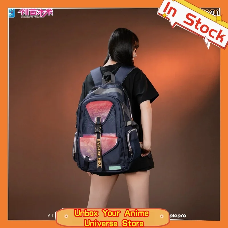 In Stock Moeyu Original Hatsunemiku Backpack Large Capacity Lightweight Oxford Daypack Casual Travel Commute Laptop Shoulder Bag