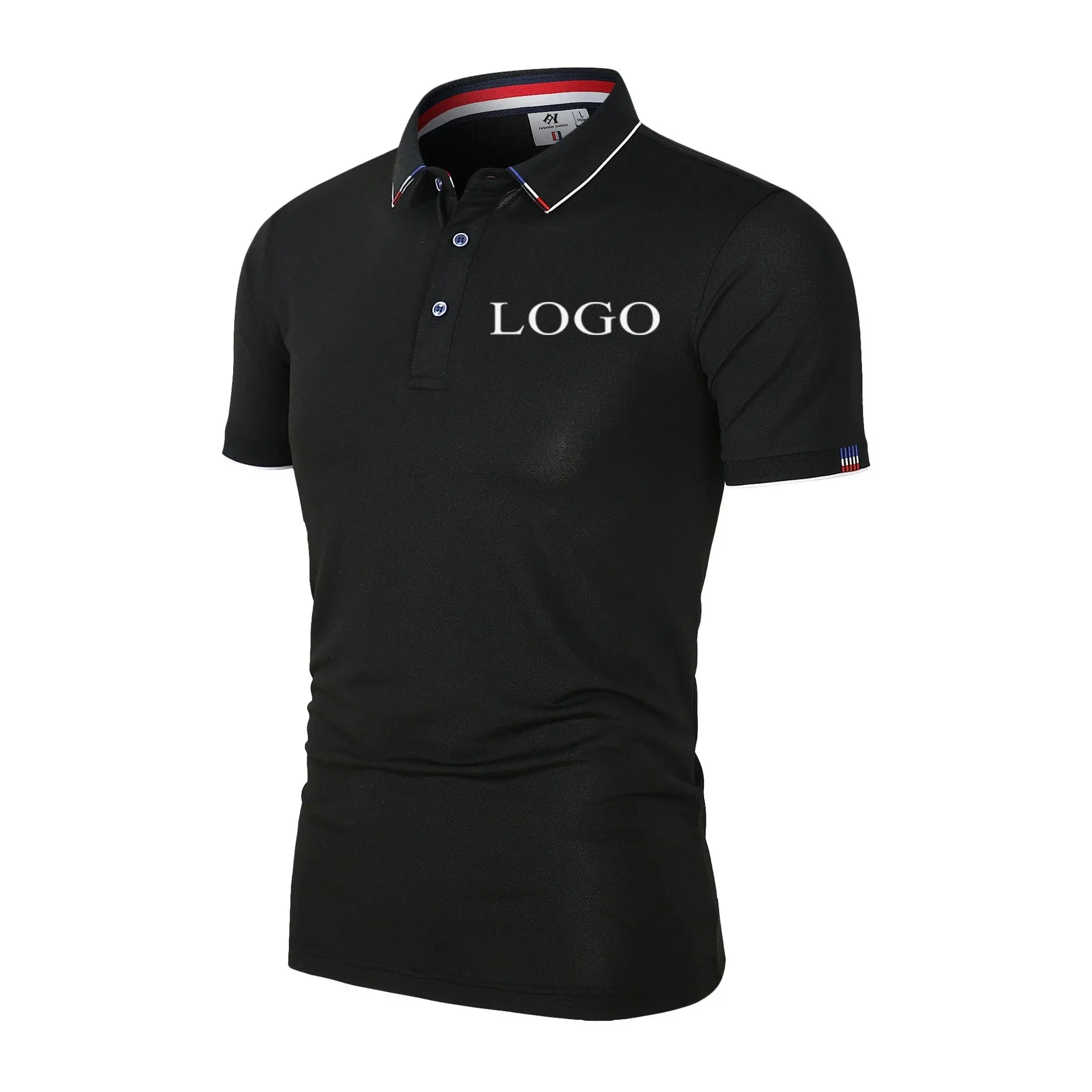 Personalized customization of brand logo/images can be seen everywhere. Men's and women's DIY ice silk cotton polo shirts are fa