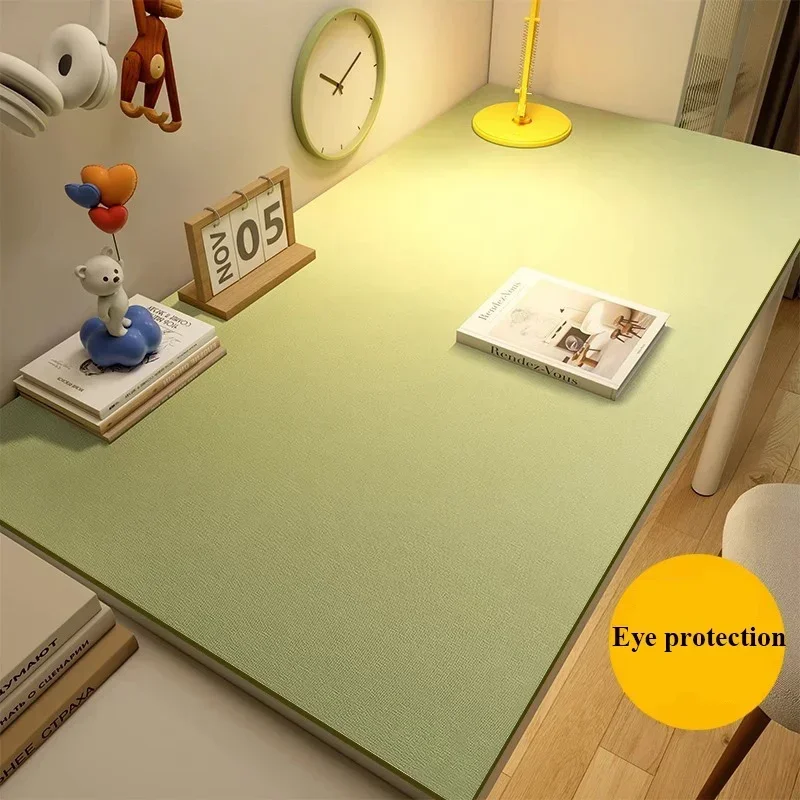 Large Size Study Desk Mat Leather Table Cloth Table Protector for Home Easy Clean Waterproof Tea Coaster Keyboard Mouse Mat