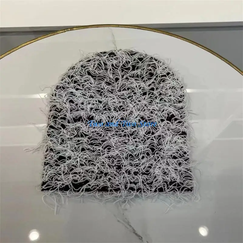 

HX6F Autumn Winter Warm Beanie Hat Perfect for Cold Weather Knit Hat Unisex Knit