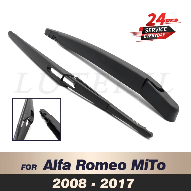 Wischer 12 "Heckscheiben wischer blatt & Arm Set Kit für alfa romeo mito 2008-2014 2008 2017 2013 Windschutz scheibe Heckscheibe