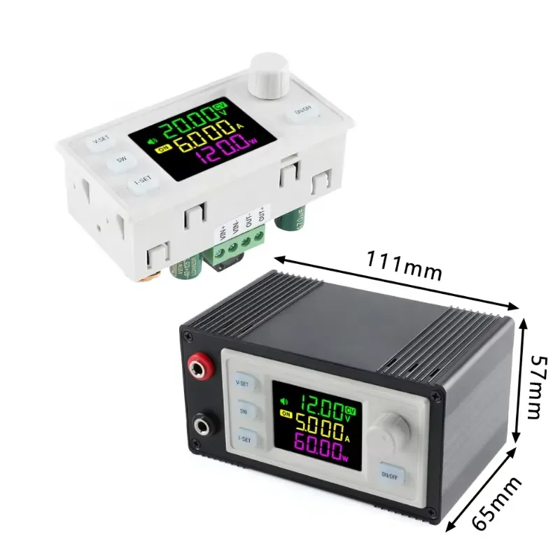 SK120X 120W DC buck boost converter numerical control DC regulated power supply 0.6-36 V 6A power supply module adjustable
