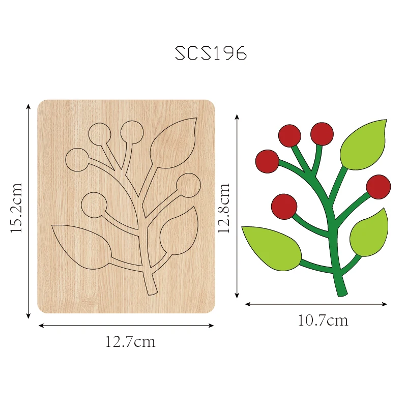 Flower Phone Instrument Wooden Cutting Knife Die, Used with the Machine, SCS196