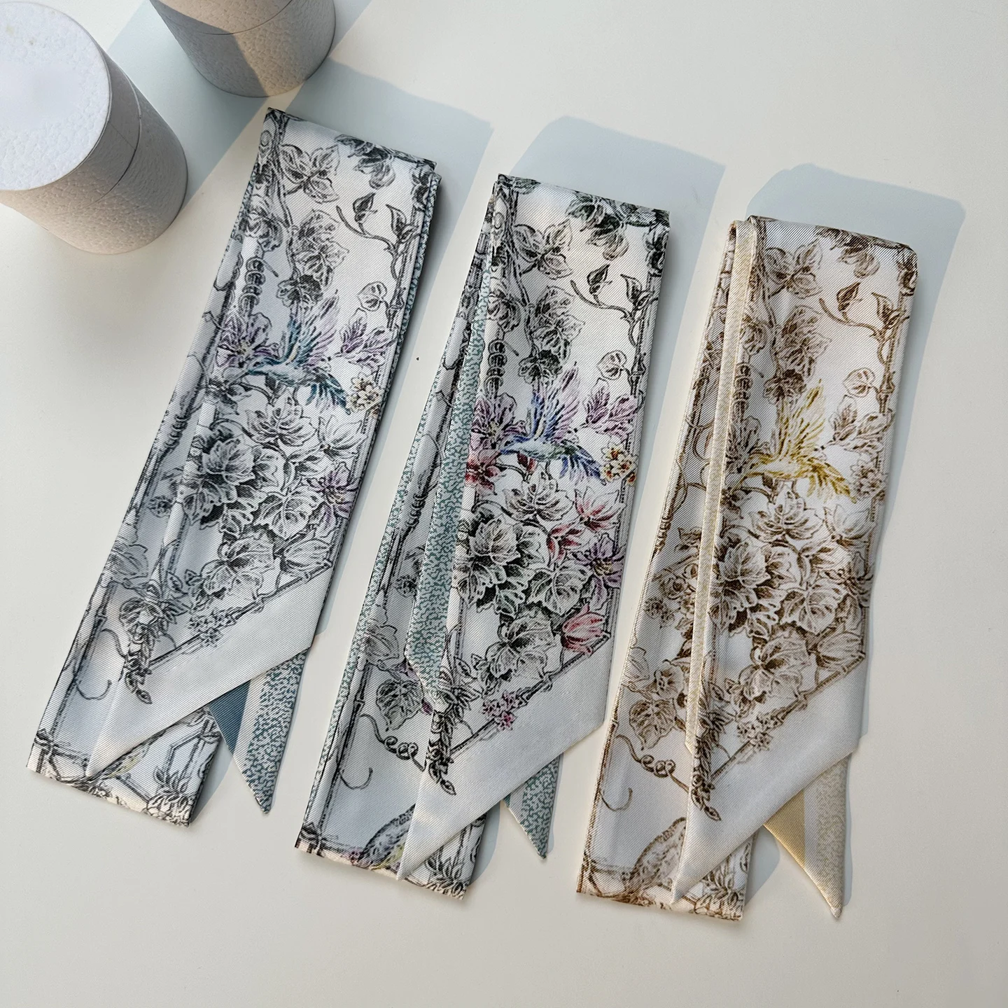 2026-new-style-tote-bag-silk-scarf-handle-binding-design-summer-floral-twill-hugbud-brand-women's-fashion-accessory