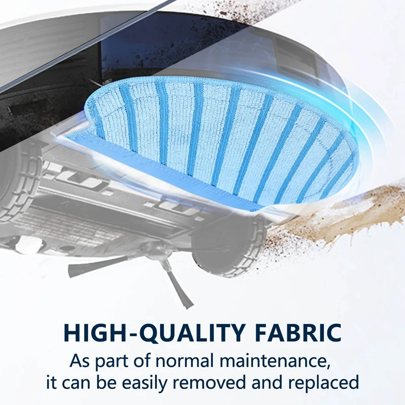 6Pcs Mop Cloth Pads Set For Ecovacs Deebot Ozmo 920 950 Vacuum Cleaner Parts Replacement Home Accessories