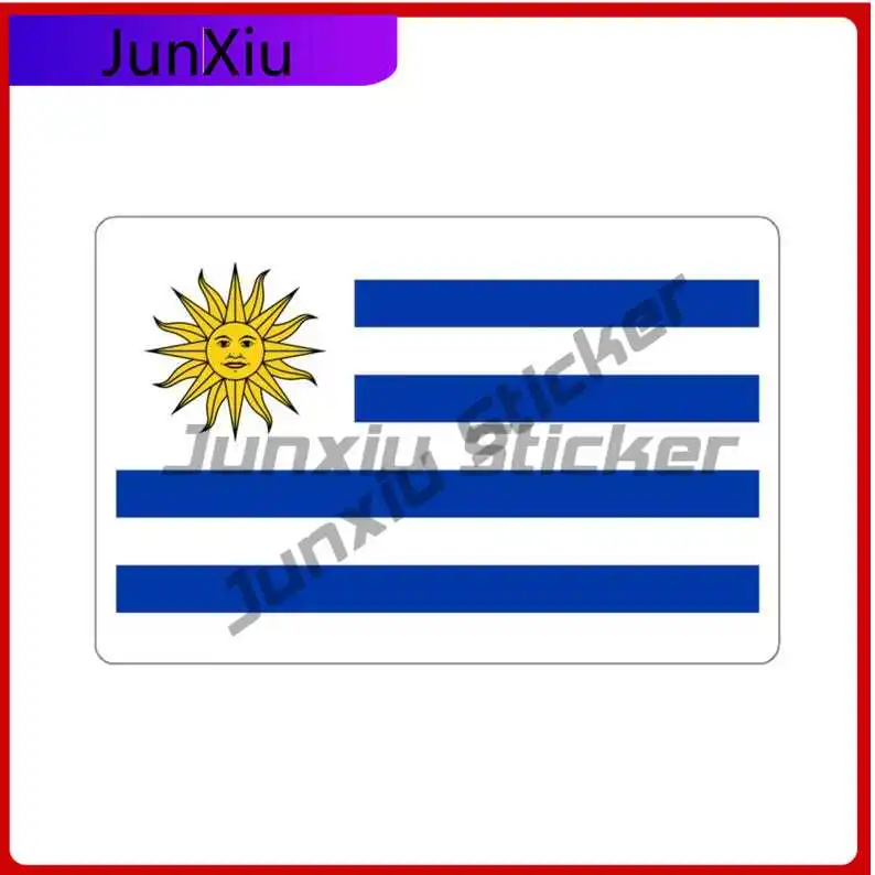 

Uruguay Flag Travel Sticker Kiss-cut Stickers South American Flag Traveler Stickers Scratch-proof Exterior For Car Bicycle Lugga