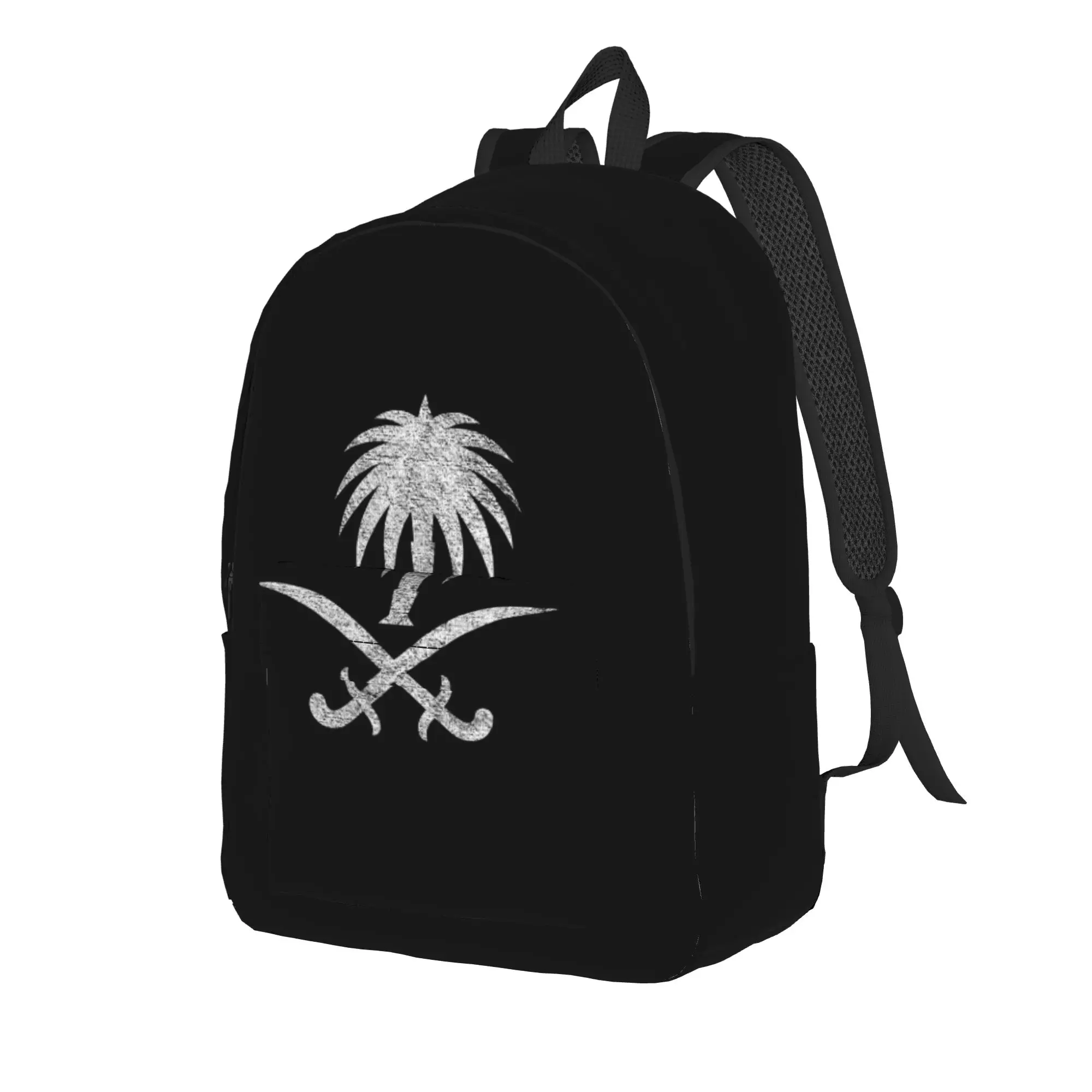SAUDI ARABIA NATIONAL FLAG SAUDI ARABIAN EMBLEM SYMBOL Backpack  Sport Backpacks Girl Aesthetic School Bags Design Big Rucksack