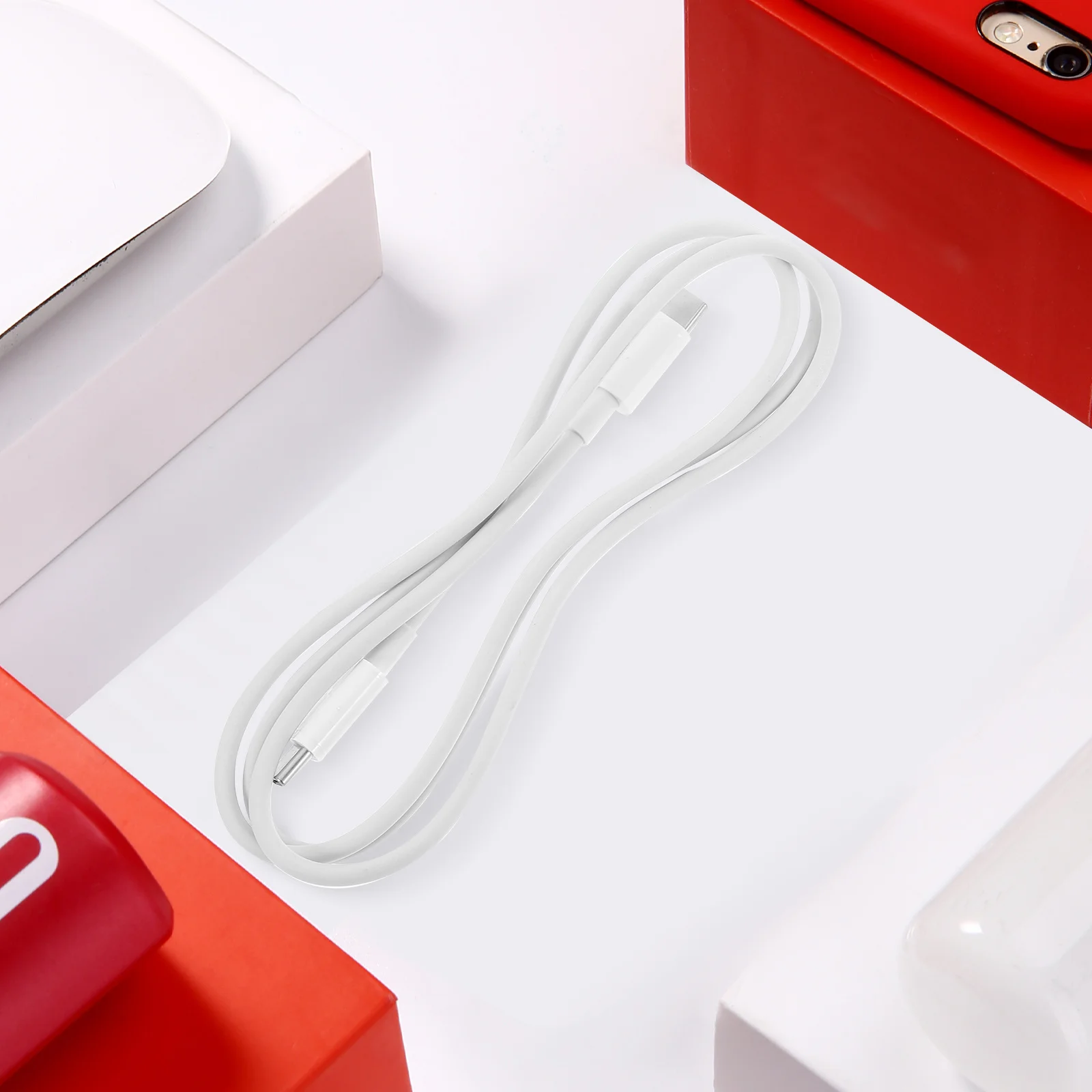 2 Buah Kabel Pengisi Daya Cepat Usb-C Tipe Ke Usb Kabel Tahan Lama Kecepatan Tinggi untuk Rumah Kantor Perjalanan Kabel Usb C Ke C Pengisian Cepat