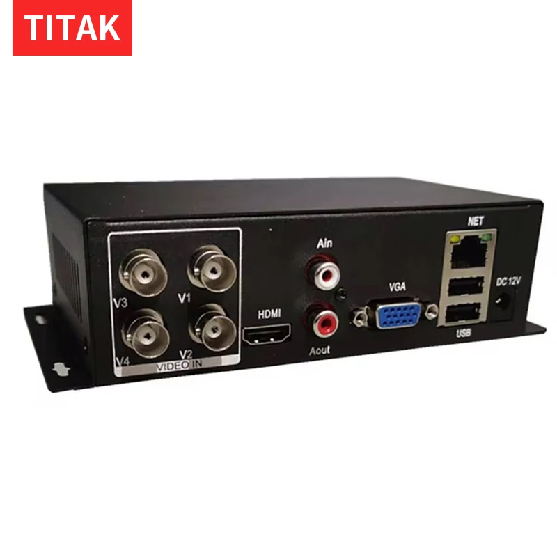 4CH CCTV Video Encoder Analog to Network Surveillanc BNC analog camera to Network converter monitors ip analog coaxial