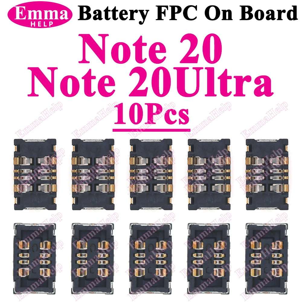 10Pcs Battery FPC Connector FPC for Samsung S24 S23 S22 S21 S20 S10 S10E Note 20 10 Plus S10 Lite On-Board Contactor Clip Plug image 6