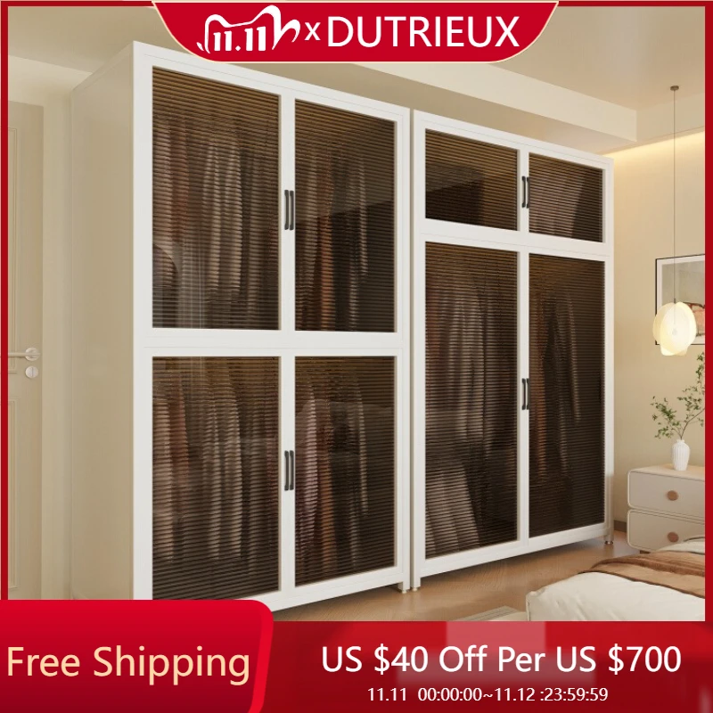 

Strong Bedroom Wardrobe Minimalist Modern Partitions Display Lounge Closet Accessories Space Saving Guarda Roupa Home Furniture