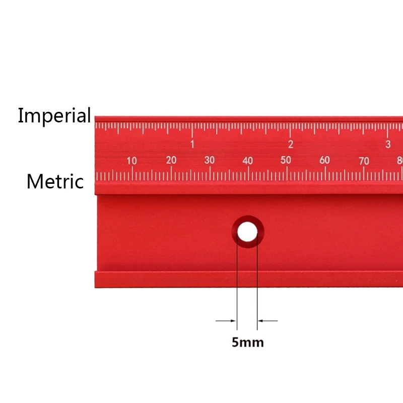 Anodized Aluminum Alloy Combined Oblique Cut T-shaped Track/mini T-shaped Track Tools for Fixtures Skis Planers Drosphip