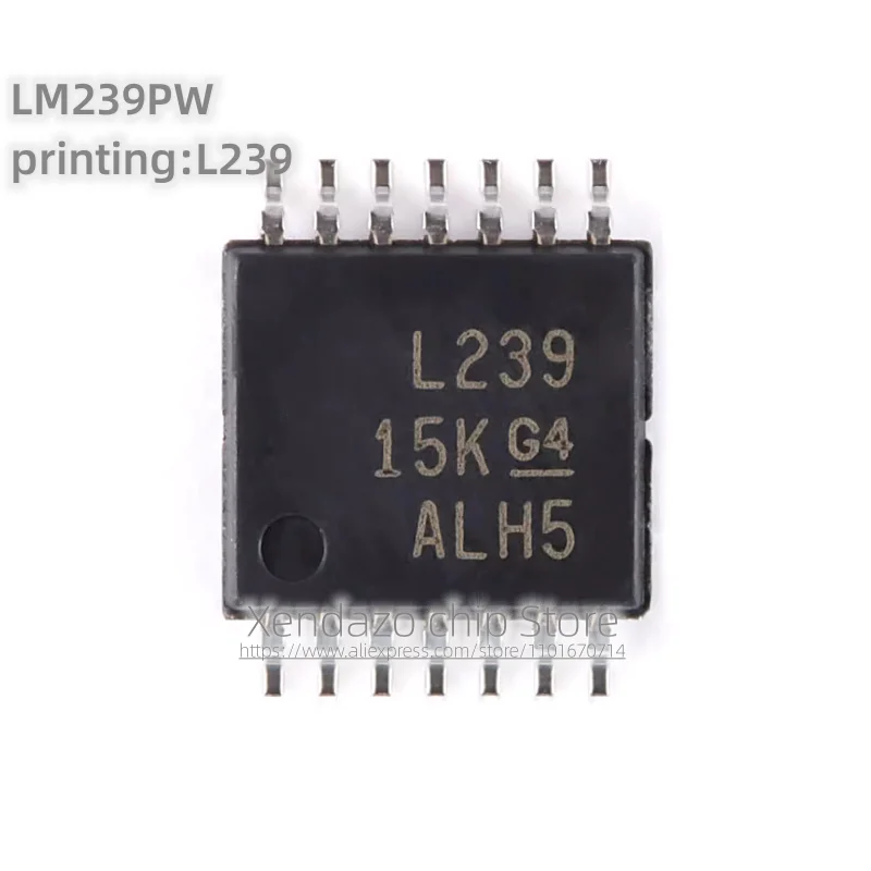 10pcs/lot LM239PW LM239P LM239 printing L239 TSSOP-14 package Original genuine