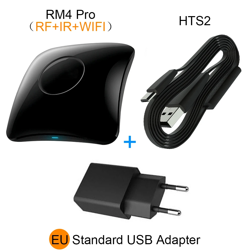 BroadLink RM4 Pro IR WiFi RF Switch HTS2 Sensor Universal Remote Control Controller Works With Alexa Google Assistant Smart Home