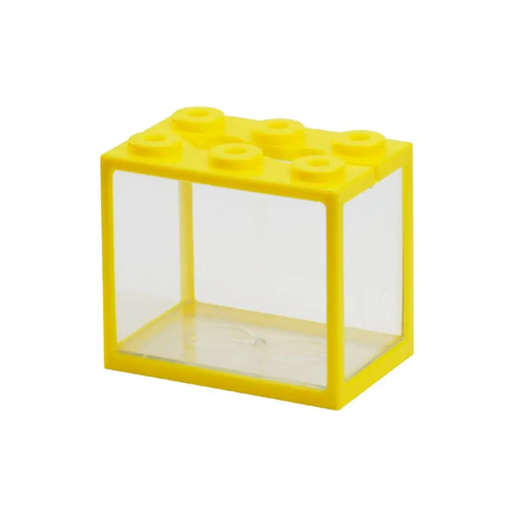 Mini Aquarium Cute All-matched Mini Fish Tank Multi-purpose Reptile Pet Box Jellyfish Farming Tank Home Decor