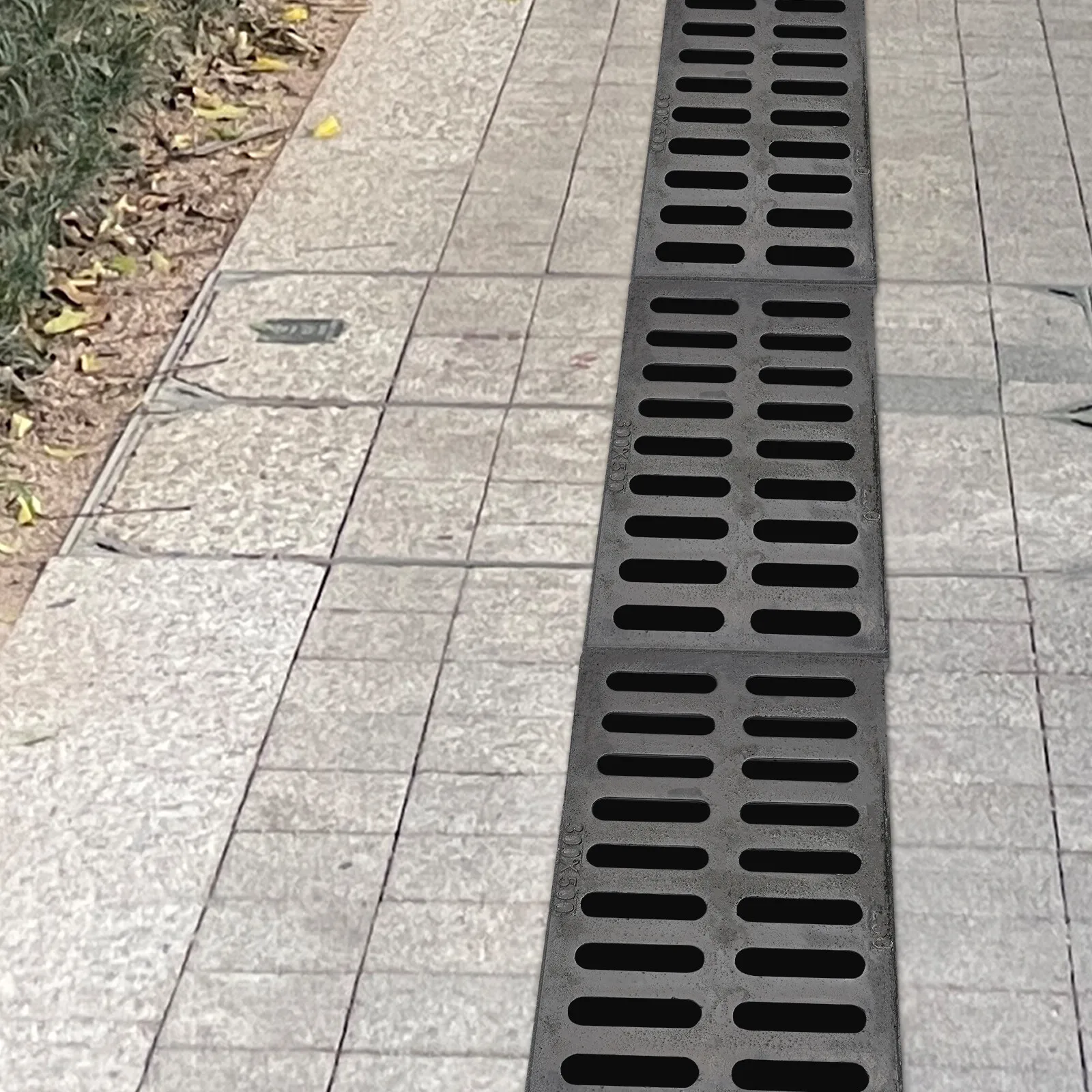 تصريف أرضي متين، حديد زهر مجاري، مضاد للتآكل، سعة 110211 رطلاً، منع التسرب، سهل التركيب