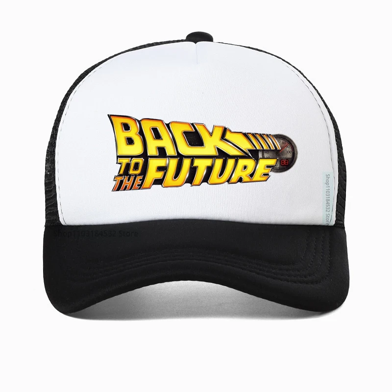 Back to the Future Baseball Cap Prop Bigbang G-Dragon hip-hop hat Fashion Brand Delorean Motor Company caps Mesh Trucker hats