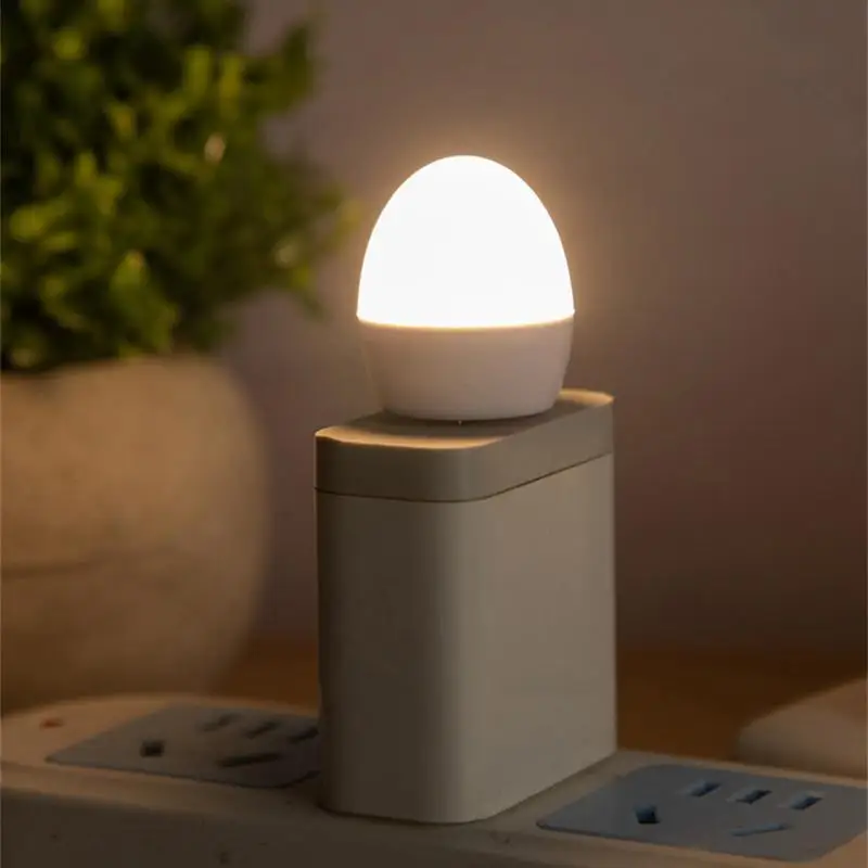 Mobile Power Supply Led Light Universal Usb Charging Night Light Car Accessories Usb Round Light Atmosphere Mini Size Durable