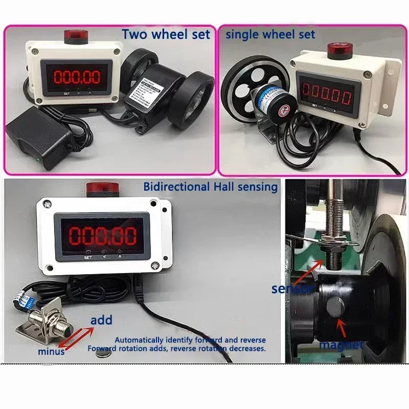 Meters coder roller TM-5645 high precision electronic digital display automatic induction winding and sealing machine
