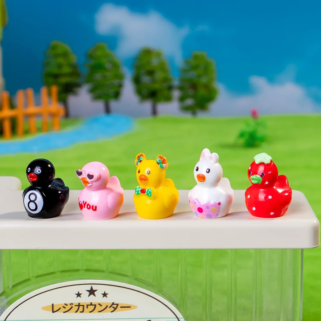 Kreative Mini-Gelbe Ente, Geeignet für Verschiedene Szenen, Mikrolandschaftsdekoration – Detail 3