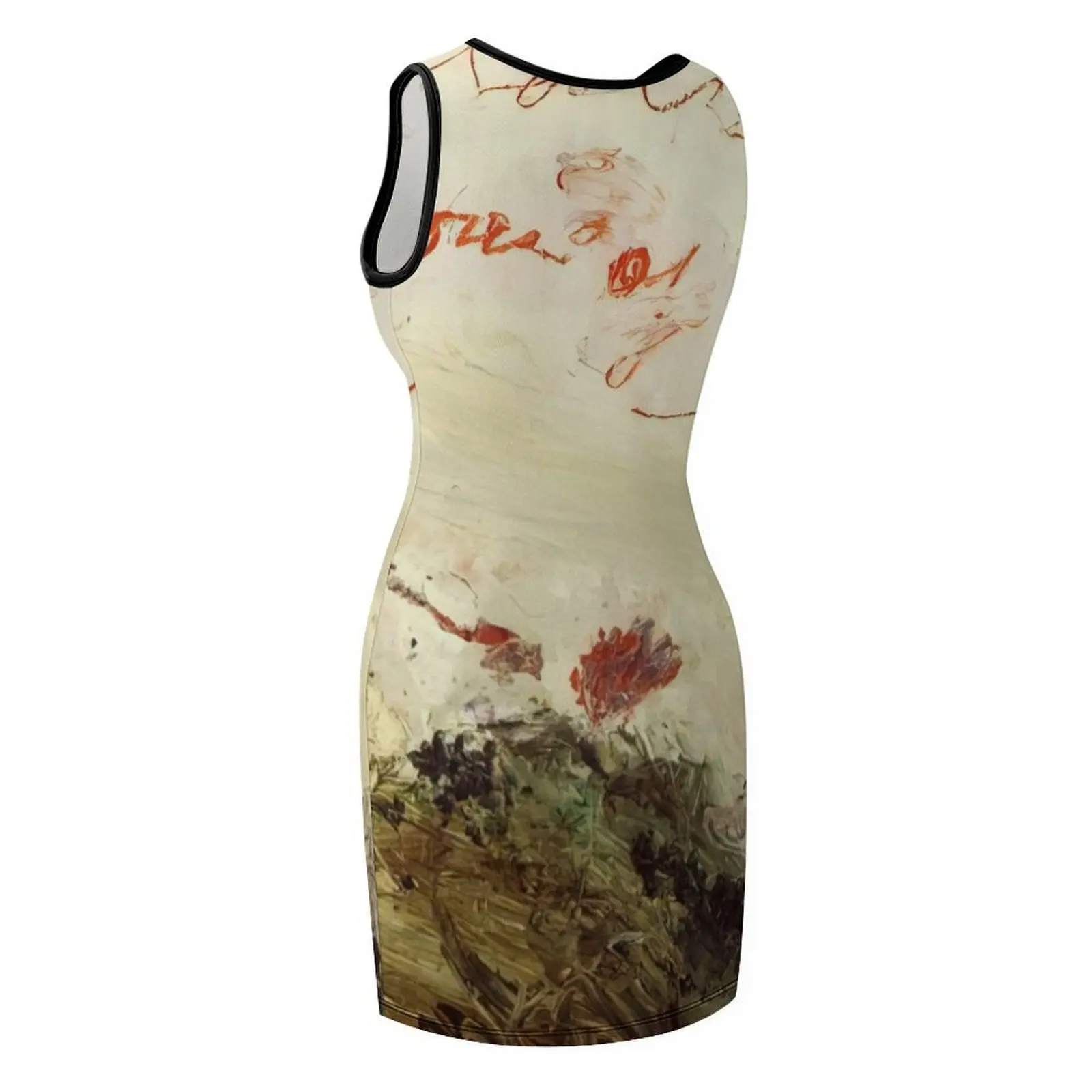 Cy Twombly - Wilder Shores of Love Abito estivo senza maniche, abito da festa estivo di lusso da donna, ballo di fine anno, abbigliamento da donna