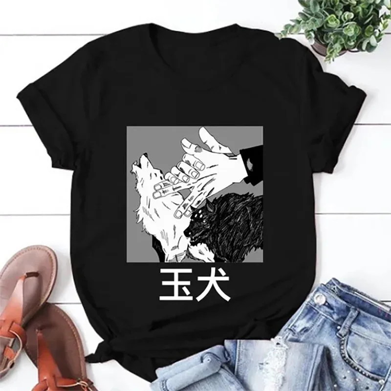 New Fushiguro Megumi T Shirt Unisex Fashion Anime Graphic Print Short Sleeve Casual Round Neck Loose Cozy Tees