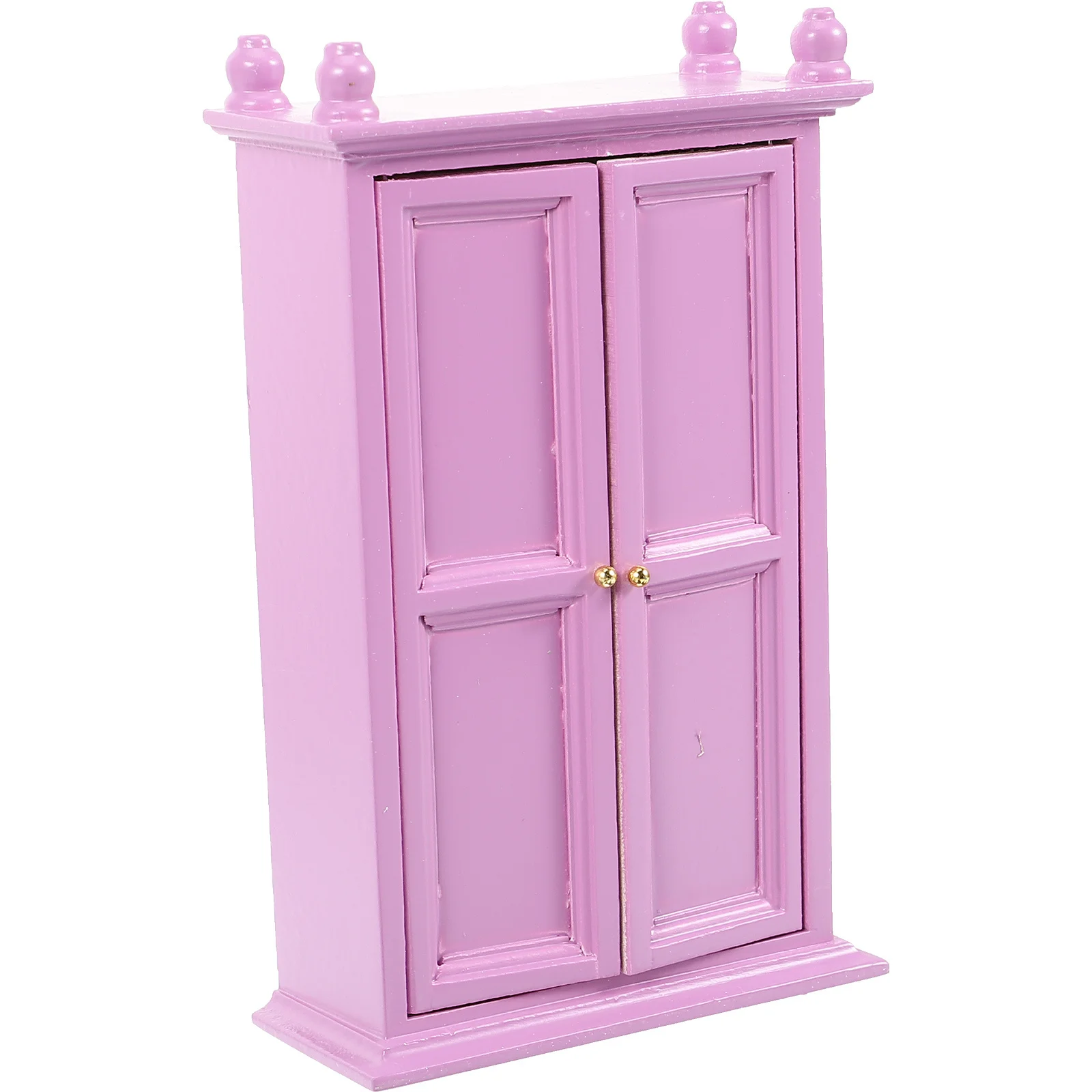Mini garde-robe en bois pour maison de poupée, échelle 1:12, décoration pour chambre à coucher, salle à manger, petite maison, meubles, accessoires de décoration