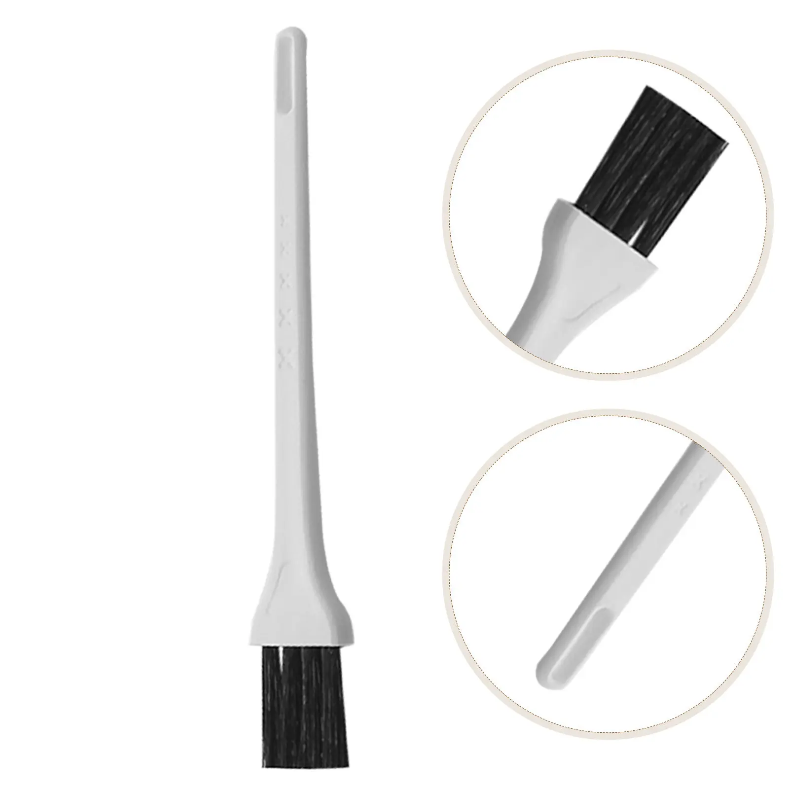 Anti Static Nylon Cleaning Brush White Plastic Handle Portable for Keyboard Computer Laptop Small Dust Brush Dusting Cleaner