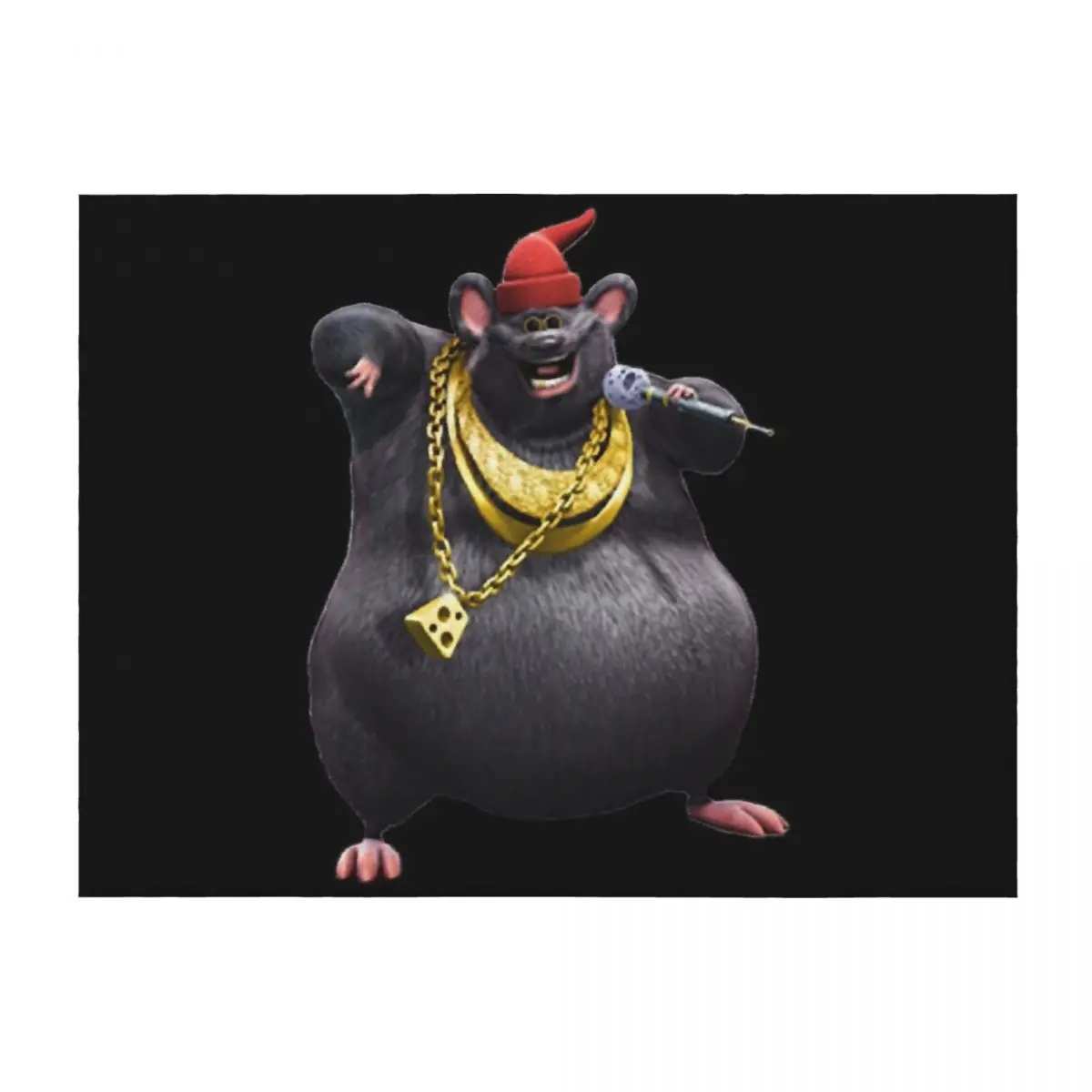 

BIGGIE CHEESE Throw Blanket funny gift Extra Large Throw Hairys Flannels Blankets