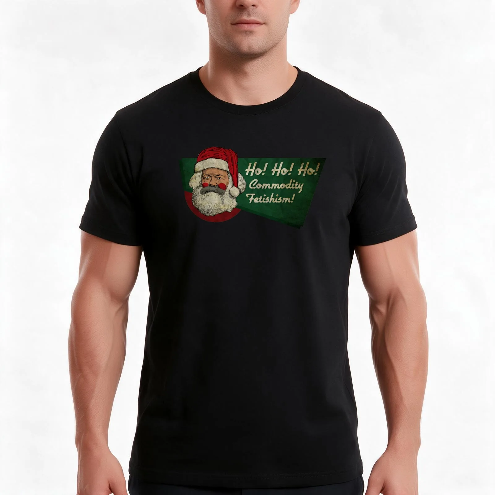 Ho! Ho! Ho! Commodity Fetishism! T-Shirt Summer Casual Cotton Tee Unisex Men Women