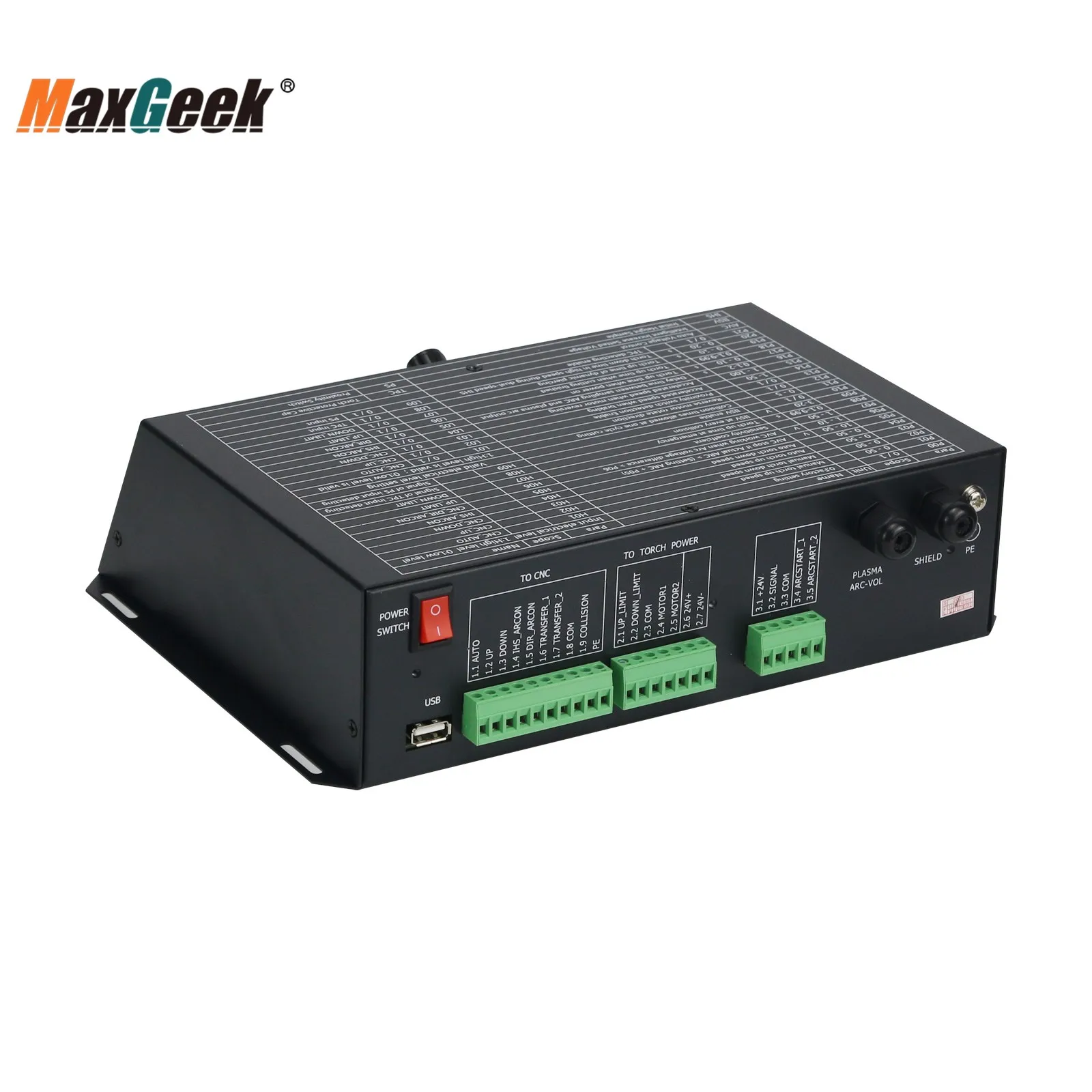 Imagem -04 - Maxgeek-tocha de Plasma Thc Controle de Altura Levantador de Suporte de Tocha Pequeno Para-choques Máquinas de Corte de Ajuste 1800 mm por Min F1621