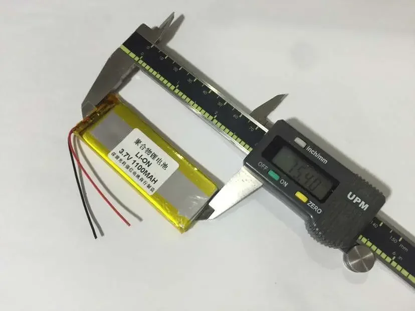 Nuova batteria al litio polimerica genuina da 3,7 V 1100 MAH alta anti Nuova batteria ricaricabile per telefono cellulare calda Elettricità durevole