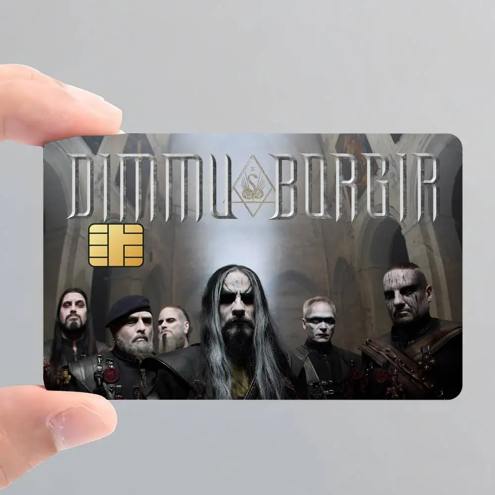 Band D-Dimmu B-Borgir Grand Serpent Rising Card Stickers for Bank Access Protective Waterproof Film Cover Sticker Surprise Gift