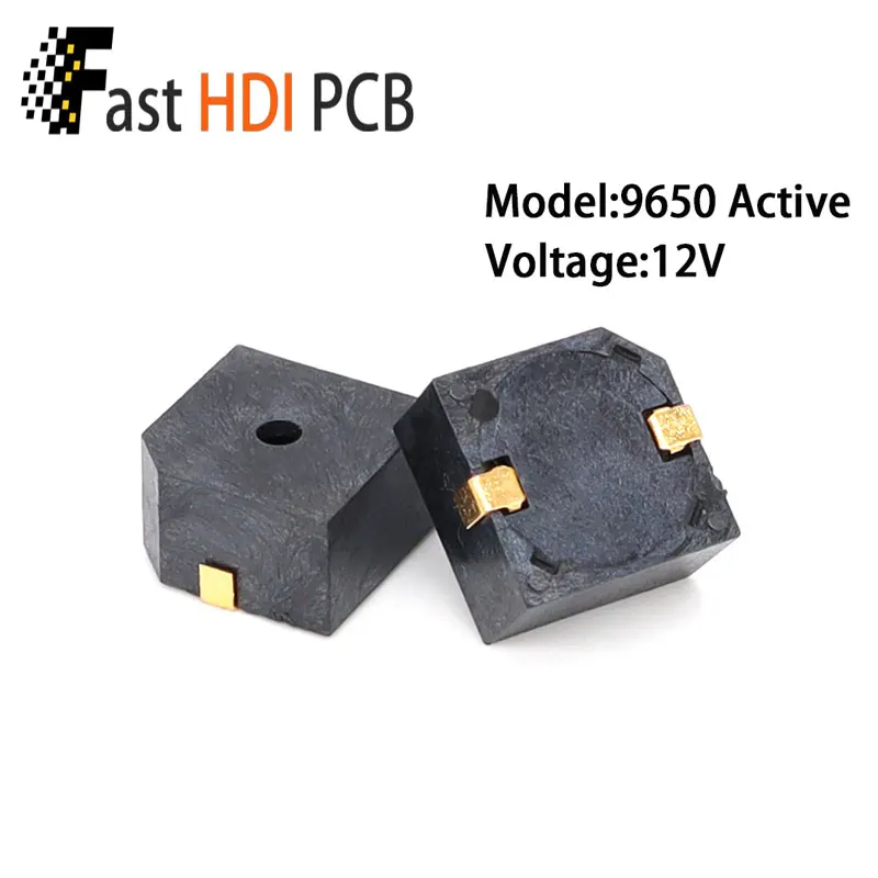 SMD 9650/1580 Buzzer Ativo - RoHS Resistente a Alta Temperatura/Tensão Personalizada para Produção em Massa (Desconto por Atacado/Suporte OEM)