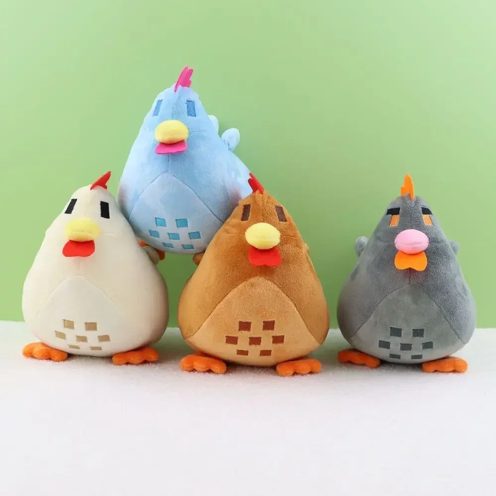 

22cm Adorable Stardew Valley Chicken Plush Toys Soft Stuffed Animal Pillow Kids Toys Christmas Gifts Home Decoration