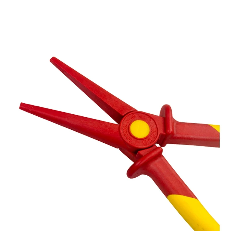 KNIPEX Gripping Insulated Pliers Long Nose Plier For Electrician Snipe Nose Pliers Of Plastic Insulating NO.98 62 02