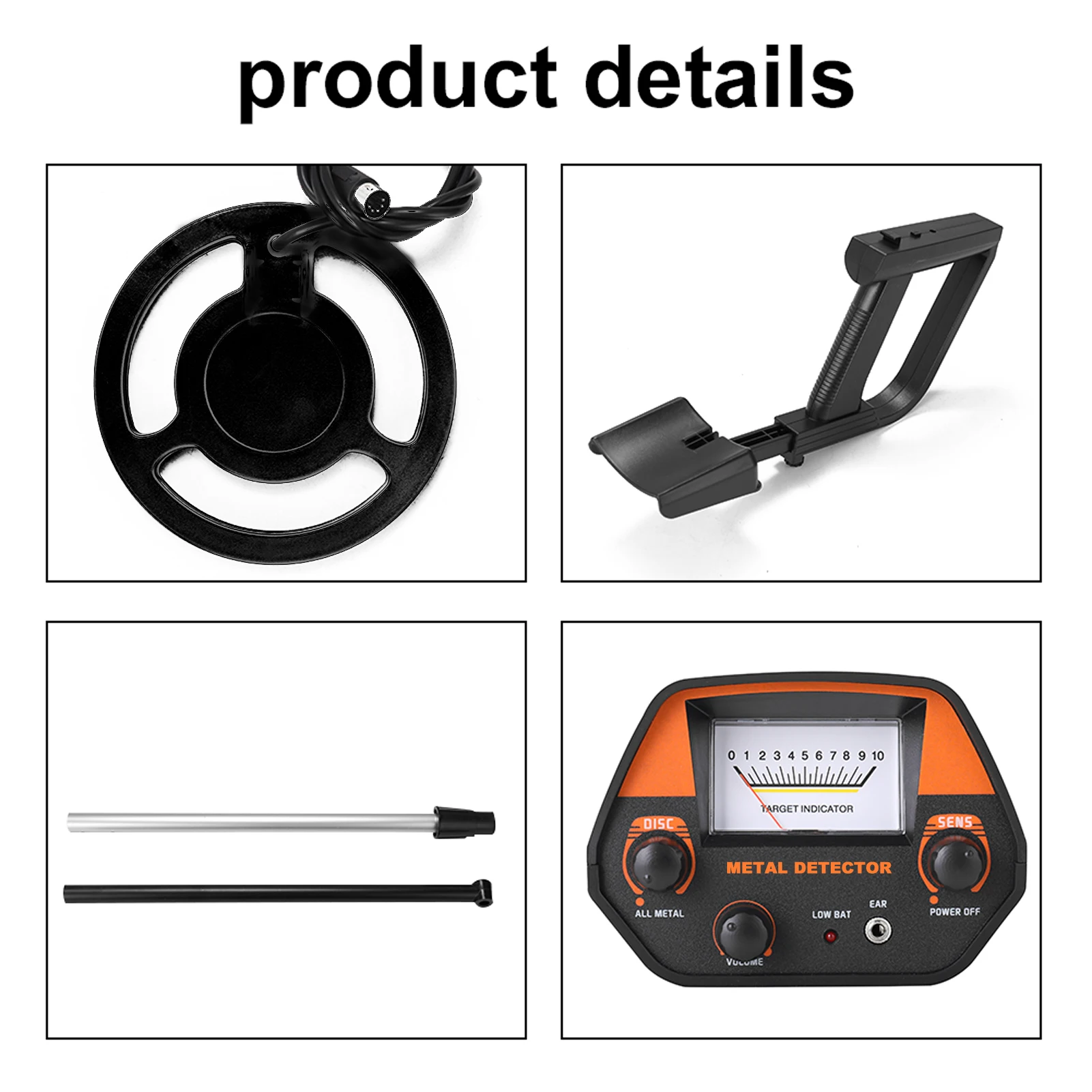 GTX4030 Metal Detector Underground Pinpointer Metal Detector Metal Detector High Sensitivity Underground Metal Finder