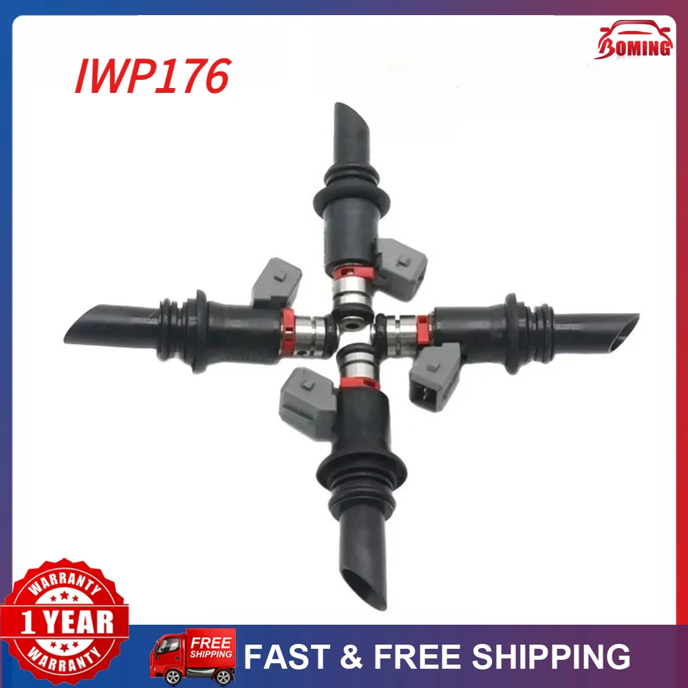 Inyector de Combustible para Auto IWP176 50103402 4 Piezas para Volkswagen Gol G3 G4 G5 para Voyage para Fox 1.0 1.6 8V 501.034.02 030906031AF