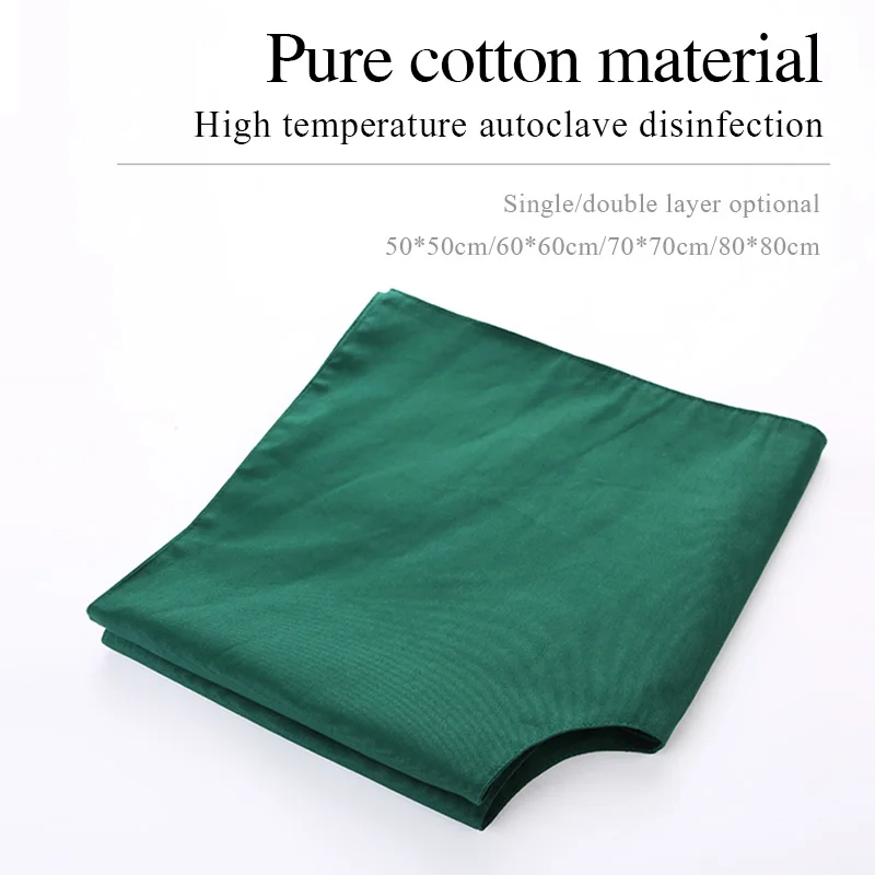 Facial Pure Cotton Surgical Hole Towel Double-layer Cloth Oral Washing Dental Implantation Small Hole Towel Treatment Hole Towel