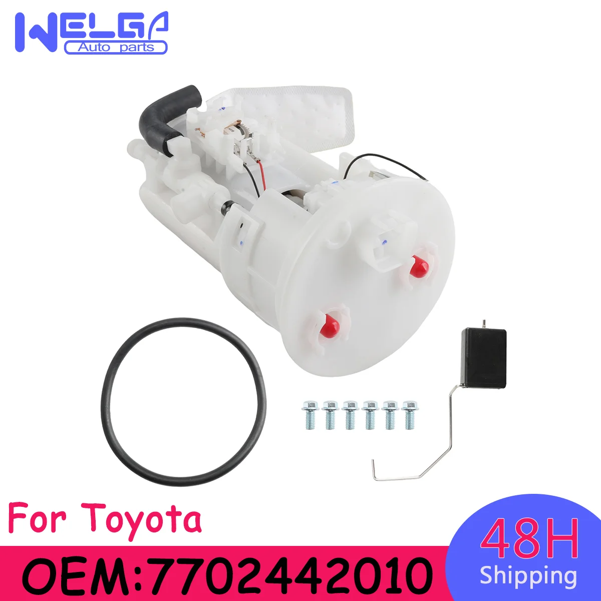 

Fuel Pump Module Assembly SP9038M 7702442010 77024-42010 For 2001-2005 Toyota RAV4 L4 2.4L 2.0L Gas Auto Part