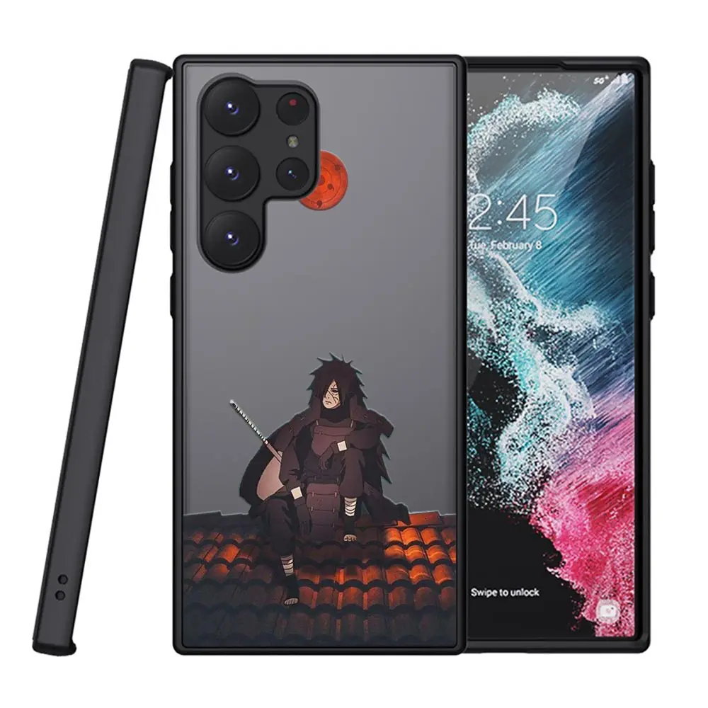 Ninja A-Akatsuki U-Uchiha Pain M-Madara Anime Matte Coque For Samsung S23 5G Case Galaxy S20 FE S21 S22 Ultra S10 S9 Plus Fundas