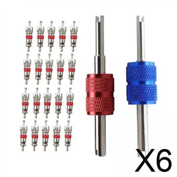 

Прочный набор инструментов для снятия сердечника клапана из алюминиевого сплава, установщик штока клапана шины для универсальных транспортных средств